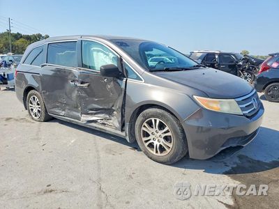 Czwarte zdjęcie samochodu z boku: 2012 HONDA ODYSSEY EXL VIN:5FNRL5H65CB016964 - miniatura