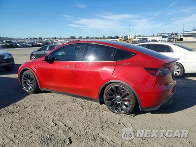 Drugie zdjęcie samochodu z przodu: 2022 TESLA MODEL Y VIN:7SAYGDEF6NF352403 - miniatura