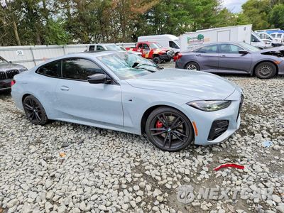 Czwarte zdjęcie samochodu z boku: 2022 BMW 430XI VIN:WBA73AP07NCL03376 - miniatura