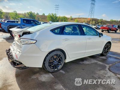 Trzecie zdjęcie samochodu z tyłu: 2019 FORD FUSION SE VIN:3FA6P0T97KR145139 - miniatura