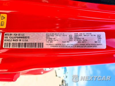 Zdjęcie 13 z 13 samochodu: 2021 JEEP WRANGLER UNLIMITED SAHARA 4XE VIN:1C4JJXP64MW858370 - miniatura