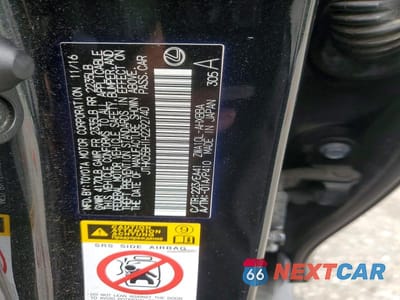 Zdjęcie 14 z 14 samochodu: 2017 LEXUS CT 200 VIN:JTHKD5BH1H2292740 - miniatura