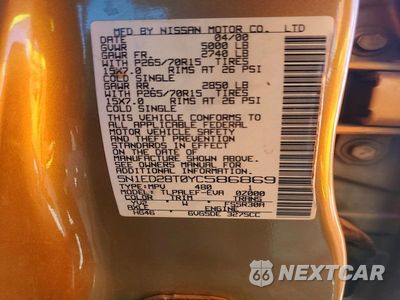 Zdjęcie 13 z 13 samochodu: 2000 NISSAN XTERRA XE-V6 VIN:5N1ED28T0YC586869 - miniatura