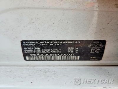 Zdjęcie 12 z 12 samochodu: 2014 BMW 320 I XDRIVE VIN:WBA3C3C55EK200037 - miniatura