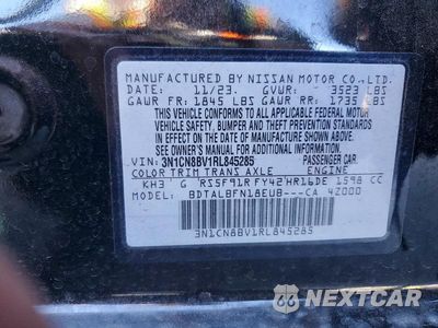 Zdjęcie 13 z 13 samochodu: 2024 NISSAN VERSA S VIN:3N1CN8BV1RL845285 - miniatura