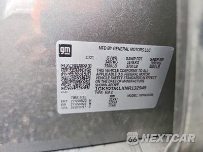 Zdjęcie 12 z 12 samochodu: 2022 GMC YUKON DENALI VIN:1GKS2DKLXNR132949 - miniatura