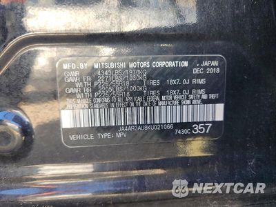 Zdjęcie 12 z 12 samochodu: 2019 MITSUBISHI OUTLANDER SPORT ES VIN:JA4AR3AU8KU021066 - miniatura