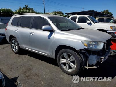 Czwarte zdjęcie samochodu z boku: 2008 TOYOTA HIGHLANDER SPORT VIN:JTEES43A982096623 - miniatura