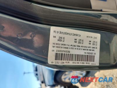 Zdjęcie 12 z 12 samochodu: 2006 CHRYSLER 300 TOURING VIN:2C3KA53G76H352366 - miniatura