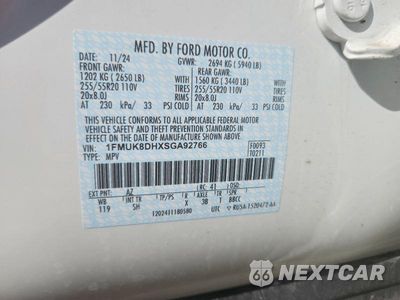 Zdjęcie 13 z 13 samochodu: 2025 FORD EXPLORER ACTIVE VIN:1FMUK8DHXSGA92766 - miniatura
