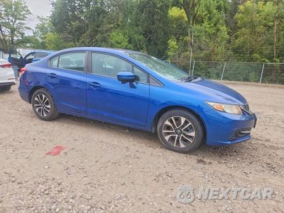 Czwarte zdjęcie samochodu z boku: 2015 HONDA CIVIC EX VIN:19XFB2F8XFE261083 - miniatura