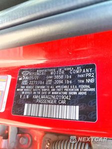 Zdjęcie 12 z 12 samochodu: 2022 HYUNDAI ELANTRA SEL VIN:KMHLM4AG2NU219042 - miniatura