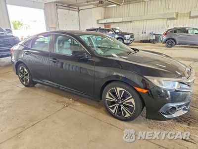 Czwarte zdjęcie samochodu z boku: 2017 HONDA CIVIC EXL VIN:19XFC1F79HE014817 - miniatura