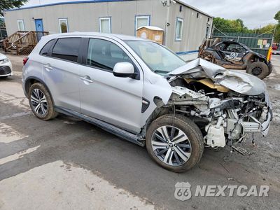 Czwarte zdjęcie samochodu z boku: 2023 MITSUBISHI OUTLANDER SPORT S/SE VIN:JA4ARUAU6PU005719 - miniatura