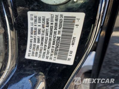 Zdjęcie 13 z 13 samochodu: 2013 HONDA CIVIC EX VIN:19XFB2F84DE023940 - miniatura