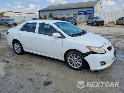 Czwarte zdjęcie samochodu z boku: 2009 TOYOTA COROLLA LE VIN:JTDBL40EX99035530 - miniatura