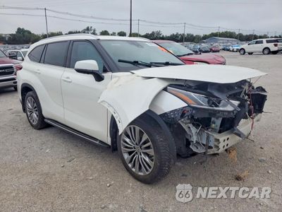 Czwarte zdjęcie samochodu z boku: 2021 TOYOTA HIGHLANDER PLATINUM VIN:5TDFZRAH0MS037576 - miniatura