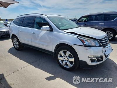 Czwarte zdjęcie samochodu z boku: 2016 CHEVROLET TRAVERSE LTZ VIN:1GNKRJKD5GJ115371 - miniatura