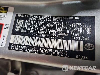 Zdjęcie 12 z 12 samochodu: 2018 TOYOTA CAMRY XSE VIN:4T1B61HK6JU006667 - miniatura