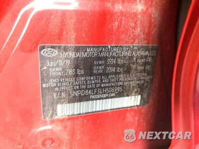 Zdjęcie 12 z 12 samochodu: 2020 HYUNDAI ELANTRA SEL VIN:5NPD84LF3LH506995 - miniatura