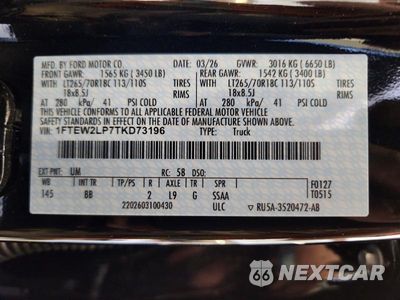 Zdjęcie 12 z 12 samochodu: 2026 FORD F150 STX VIN:1FTEW2LP7TKD73196 - miniatura