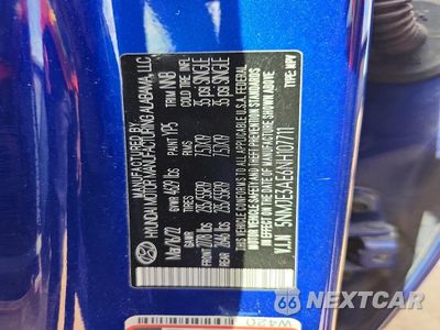 Zdjęcie 12 z 12 samochodu: 2022 HYUNDAI TUCSON LIMITED VIN:5NMJE3AE6NH107711 - miniatura