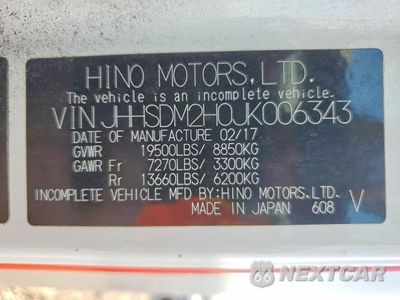 Zdjęcie 13 z 13 samochodu: 2018 HINO 195 BOX TRUCK VIN:JHHSDM2H0JK006343 - miniatura