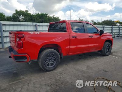 Trzecie zdjęcie samochodu z tyłu: 2025 CHEVROLET SILVERADO K1500 CUSTOM VIN:3GCPKBEK0SG373732 - miniatura