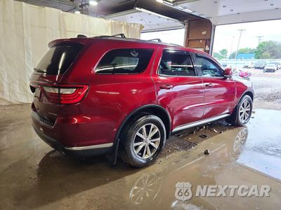 Trzecie zdjęcie samochodu z tyłu: 2016 DODGE DURANGO LIMITED VIN:1C4RDJDG8GC449315 - miniatura