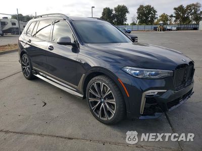 Czwarte zdjęcie samochodu z boku: 2020 BMW X7 M50I VIN:5UXCX6C02L9B03297 - miniatura