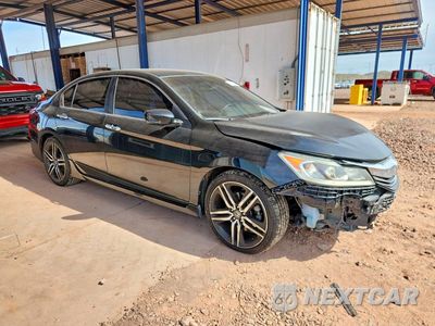 Czwarte zdjęcie samochodu z boku: 2017 HONDA ACCORD SPORT VIN:1HGCR2F5XHA148472 - miniatura