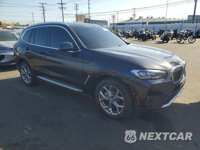Czwarte zdjęcie samochodu z boku: 2022 BMW X3 SDRIVE30I VIN:5UX43DP03N9J36209 - miniatura
