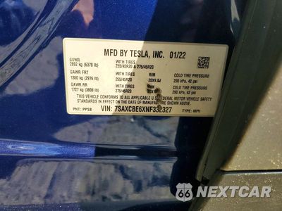 Zdjęcie 13 z 13 samochodu: 2022 TESLA MODEL X VIN:7SAXCBE6XNF332327 - miniatura