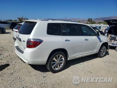Trzecie zdjęcie samochodu z tyłu: 2010 TOYOTA HIGHLANDER HYBRID LIMITED VIN:JTEJW3EH4A2043700 - miniatura