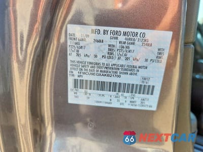 Zdjęcie 14 z 14 samochodu: 2010 FORD ESCAPE LIMITED VIN:1FMCU9EGXAKB21700 - miniatura