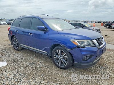 Czwarte zdjęcie samochodu z boku: 2017 NISSAN PATHFINDER PLATINUM VIN:5N1DR2MN7HC634064 - miniatura