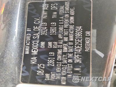 Zdjęcie 12 z 12 samochodu: 2025 KIA K4 LX VIN:3KPFT4DE2SE196094 - miniatura