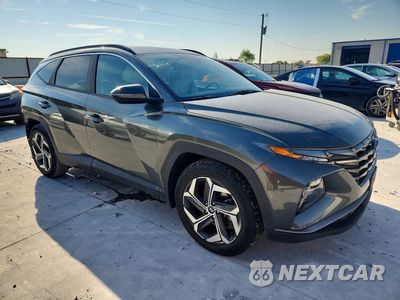 Czwarte zdjęcie samochodu z boku: 2022 HYUNDAI TUCSON SEL VIN:5NMJC3AEXNH096413 - miniatura