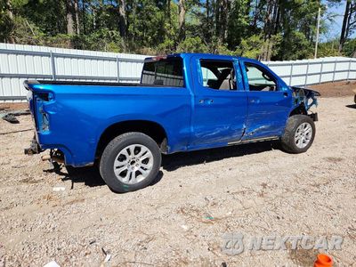 Trzecie zdjęcie samochodu z tyłu: 2022 CHEVROLET SILVERADO K1500 LTZ VIN:1GCUDGED1NZ615508 - miniatura