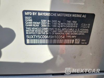 Zdjęcie 13 z 13 samochodu: 2021 BMW X3 XDRIVE30I VIN:5UXTY5C09M9H10354 - miniatura