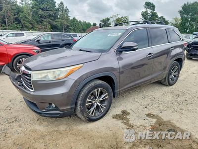 2016 TOYOTA HIGHLANDER XLE 5TDKKRFH0GS176297 - główne zdjęcie licytacji z USA - miniatura