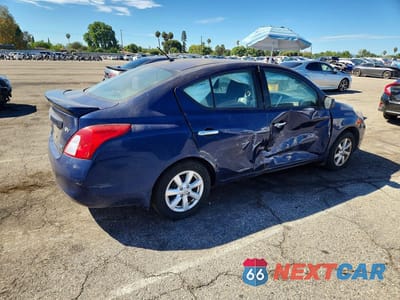 Trzecie zdjęcie samochodu z tyłu: 2014 NISSAN VERSA 1.6 S VIN:3N1CN7AP6EL810992 - miniatura