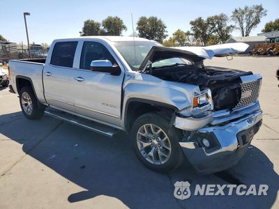 Czwarte zdjęcie samochodu z boku: 2015 GMC SIERRA K1500 SLT VIN:3GTU2VEC3FG337052 - miniatura