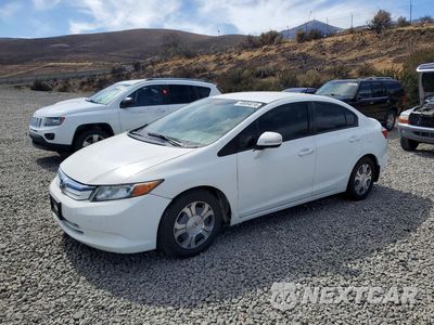 2012 HONDA CIVIC HYBRID JHMFB4F25CS007876 - główne zdjęcie licytacji z USA - miniatura