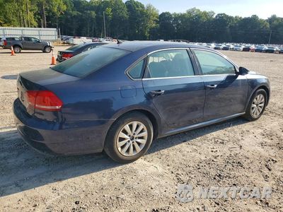 Trzecie zdjęcie samochodu z tyłu: 2012 VOLKSWAGEN PASSAT S VIN:1VWAP7A32CC053848 - miniatura