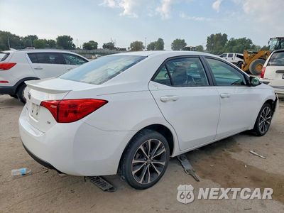 Trzecie zdjęcie samochodu z tyłu: 2019 TOYOTA COROLLA SE VIN:2T1BURHE2KC150976 - miniatura