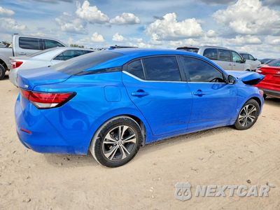 Trzecie zdjęcie samochodu z tyłu: 2022 NISSAN SENTRA SV VIN:3N1AB8CV8NY318209 - miniatura