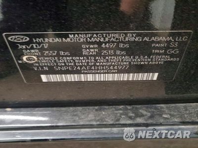 Zdjęcie 13 z 13 samochodu: 2017 HYUNDAI SONATA SE VIN:5NPE24AF4HH544977 - miniatura