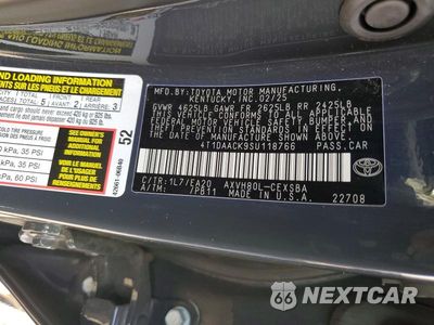 Zdjęcie 12 z 12 samochodu: 2025 TOYOTA CAMRY SE VIN:4T1DAACK9SU118766 - miniatura