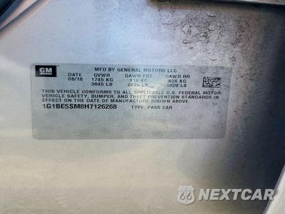 Zdjęcie 12 z 12 samochodu: 2017 CHEVROLET CRUZE LT VIN:1G1BE5SM8H7126268 - miniatura